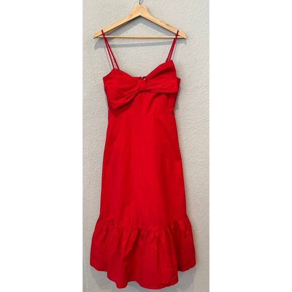 ASTR THE LABEL Asymmetrical Bow Midi Dress Size Small - Picture 11 of 12